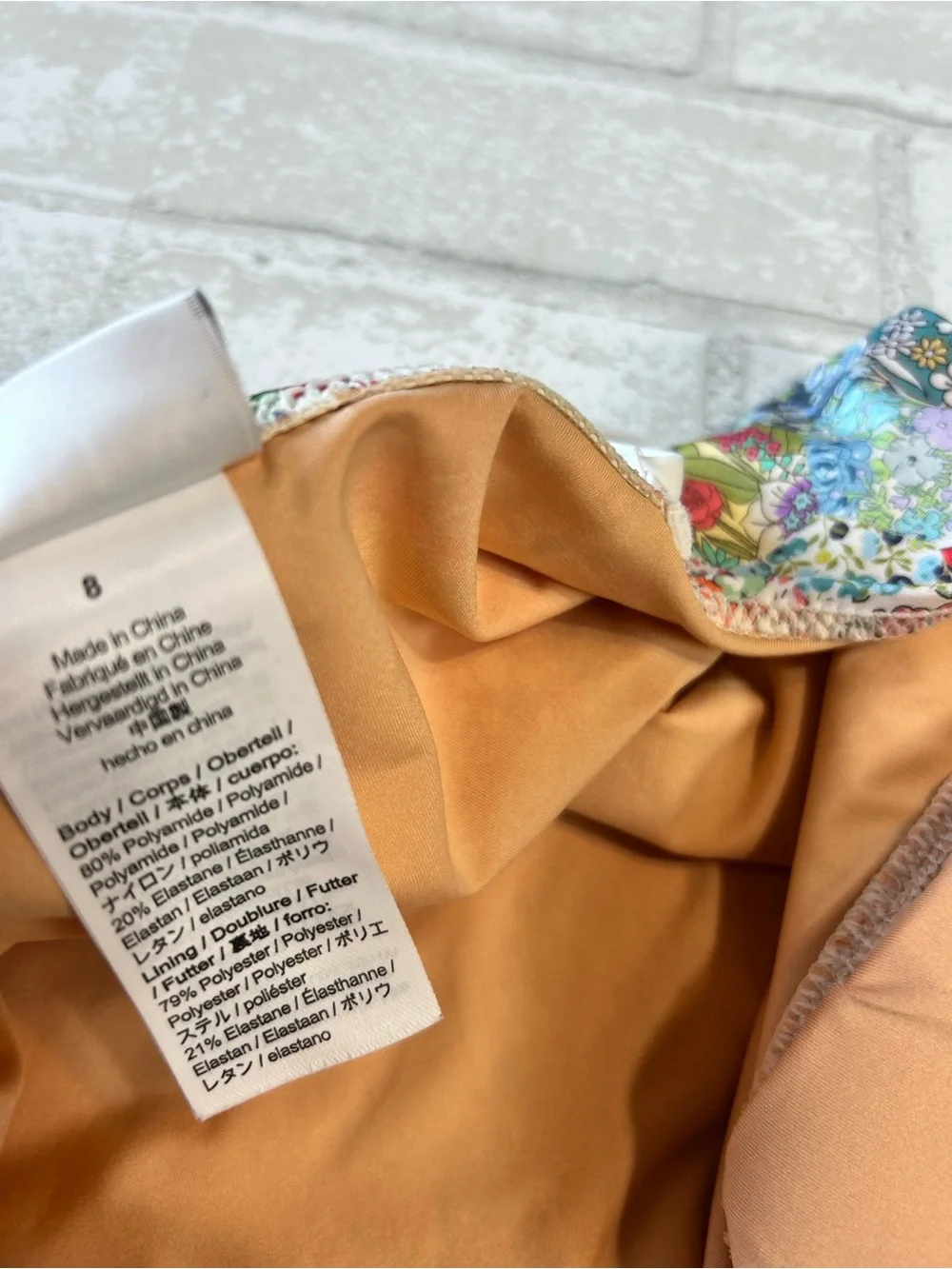 JCrew Floral One-Piece Swimsuit Beach Vacation